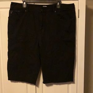 Quicksilver Size 40 men’s Black Denim Shorts